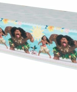 Disney Moana Birthday Party Reusable Plastic Table Cover, 54-in X 96-in