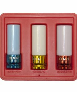 OEM Tools OEMTOOLS® 1/2-in Drive Thin Wall Socket Set, 3-pc