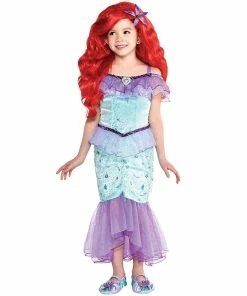 Disney's The Little Mermaid Ariel Halloween Costume, Toddler, Kids, Assorted Sizes