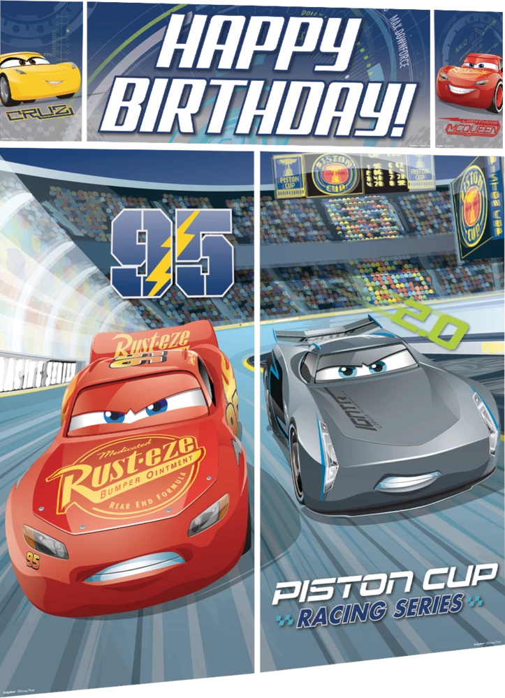 Disney Cars 3 Scene Setter, 5-pc - Image 2