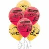 Disney Cars 3 Balloons, 6-pk