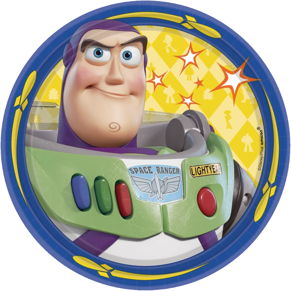 Disney Toy Story 4 Birthday Party Dessert Plates, 8-pk - Image 2