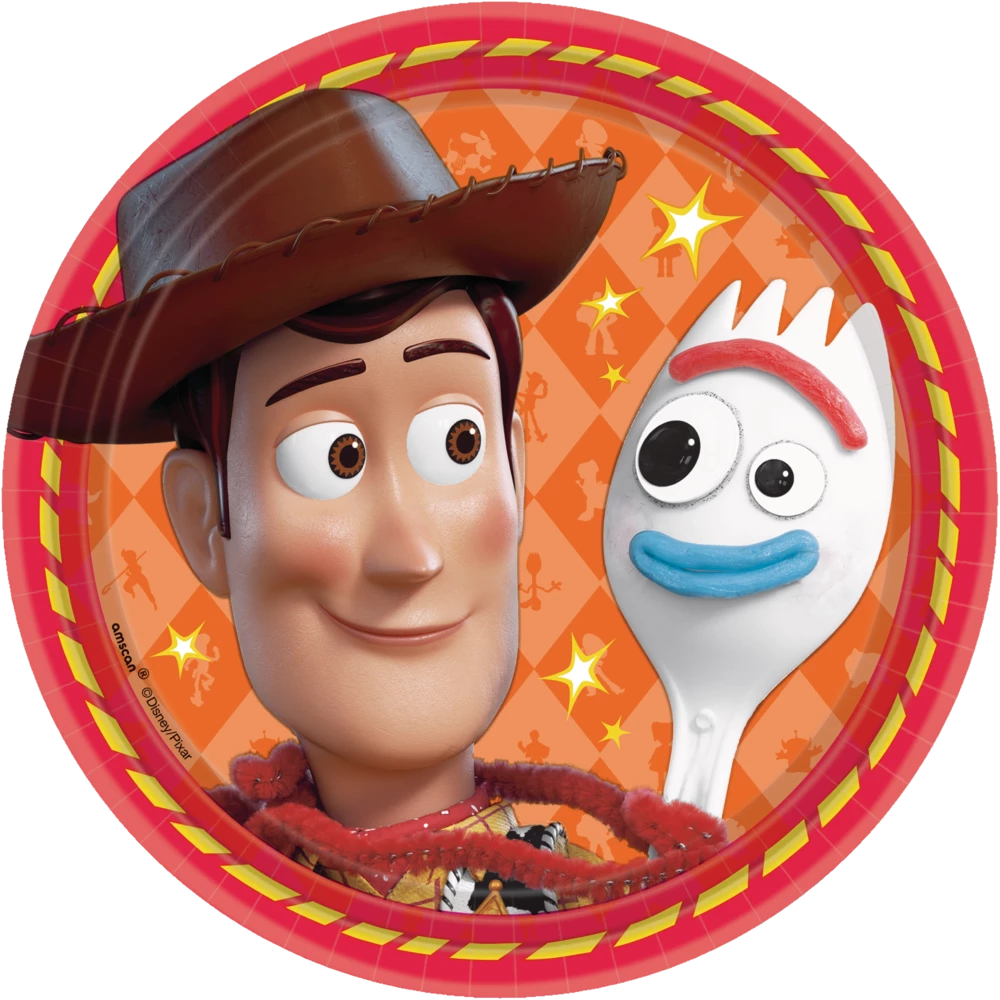 Disney Toy Story 4 Birthday Party Dessert Plates, 8-pk - Image 3
