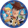 Disney Toy Story 4 Round Lunch Paper Plates, 9-in, 8-pk