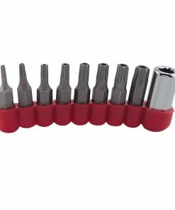 OEM Tools OEMTOOLS® Tamper-Proof Star Bit Socket Set, 9-pc