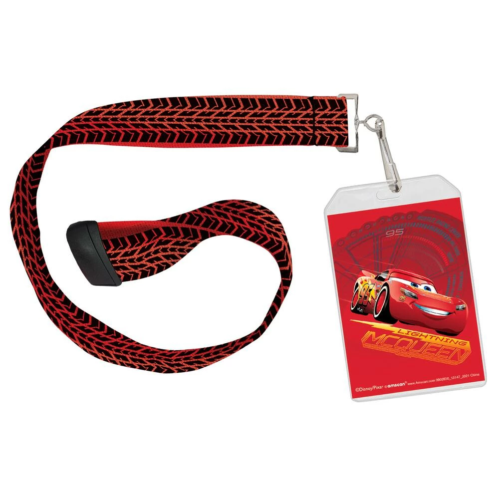 Disney Cars ID Lanyard Card Holder