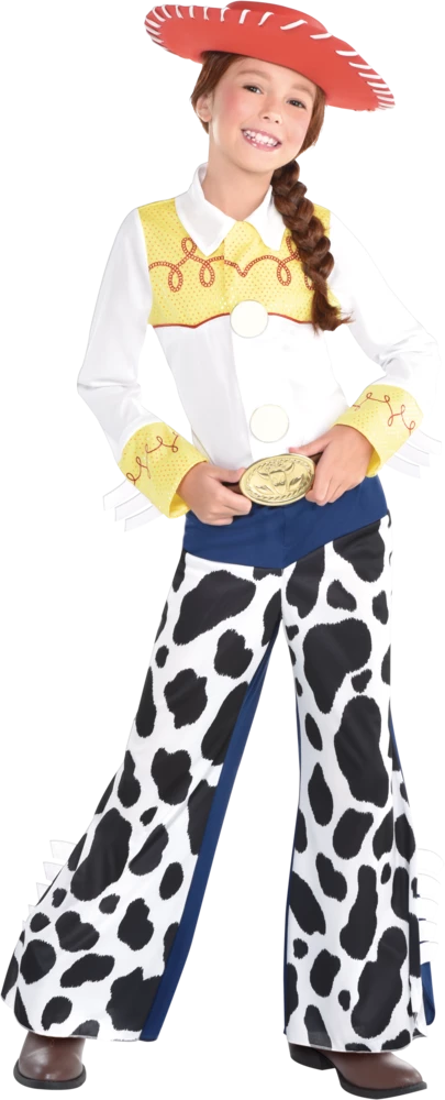 Disney Kids Toy Story Jessie Halloween Costume, Jumpsuit With Hat, TD (2-4)