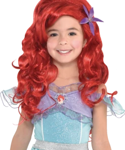 Disney Kids Halloween Costume The Little Mermaid Long Ariel Wig