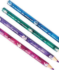 Disney Descendants 3 Multi-Coloured Pencils For Birthday Party Favours, 4-pk