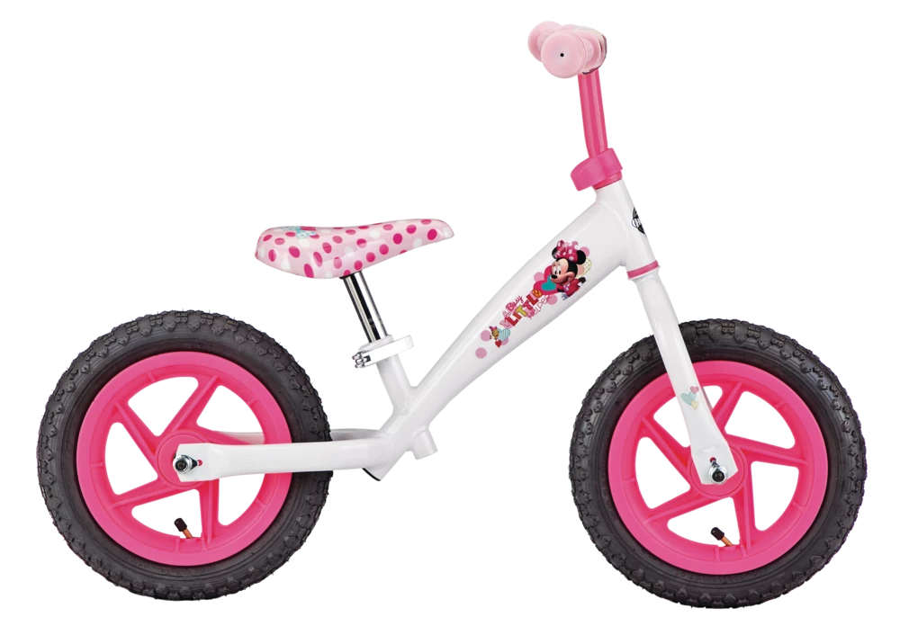 Disney Minnie Mouse Kids' Balance / Training Bike / Push Bike, 12-in, No Pedal - Image 3