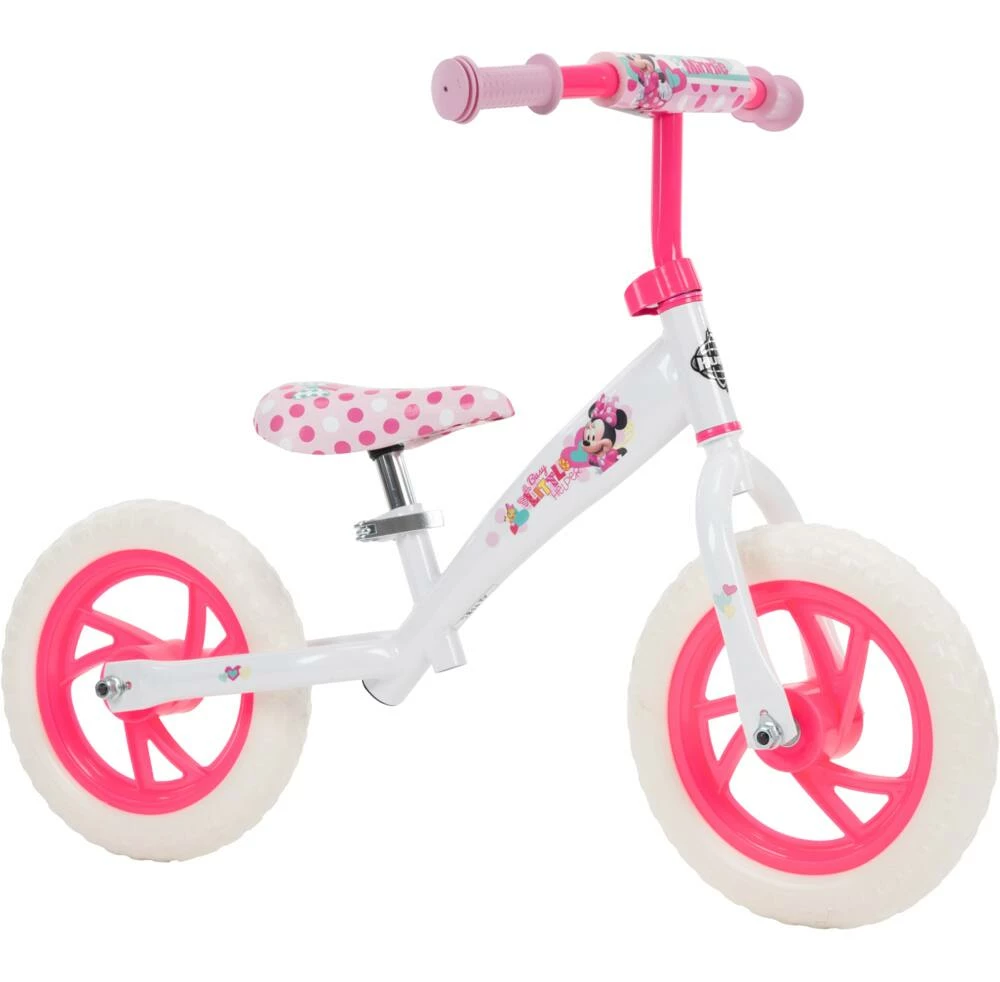 Disney Minnie Mouse Kids' Balance / Training Bike / Push Bike, 12-in, No Pedal - Image 2
