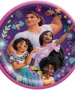 Disney Encanto Round Plates, 8-pk, 9-in