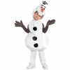 Disney Child Frozen Velvet Olaf Costume