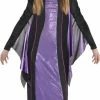 Disney Kids Maleficent From Sleeping Beauty Halloween Costume, With Horns, Medium (8-10)