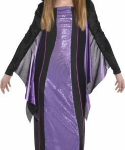 Disney Kids Maleficent From Sleeping Beauty Halloween Costume, With Horns, Medium (8-10)