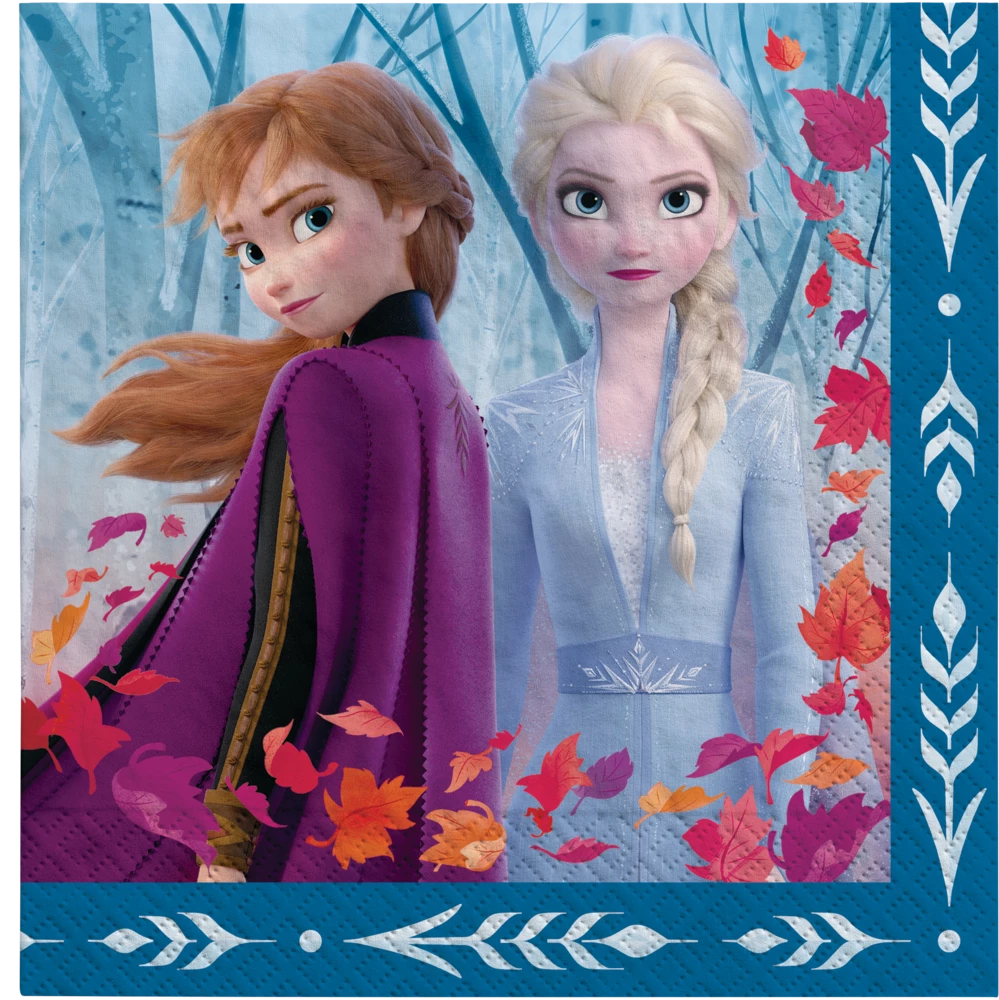 Disney Frozen 2 Large Lunch Paper Napkins, 16-pk - Image 2