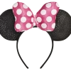 Disney Minnie Mouse Forever Headband With Pink Polka Dot Bow, One Size