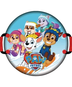 Disney Nickelodeon Paw Patrol Kids' 1-Person Lightweight Foam Winter Snow Saucer Sled/Toboggan