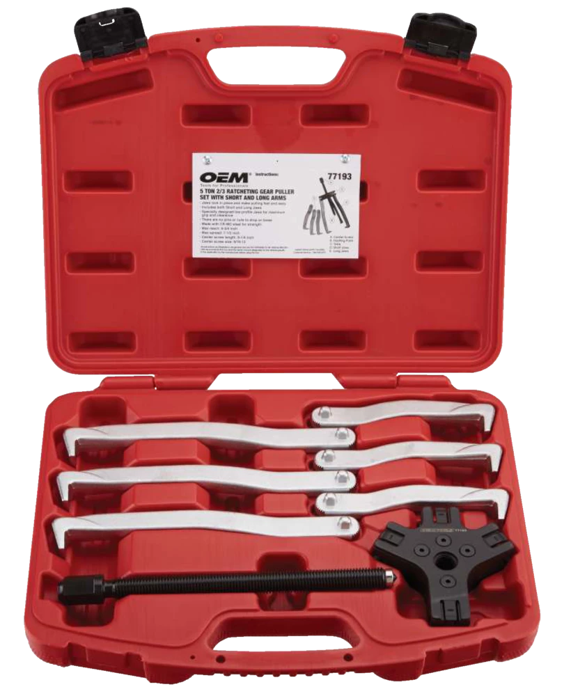 OEM Tools OEMTOOLS® 2/3-Long Jaw Gear Puller, 5-Ton - Image 3