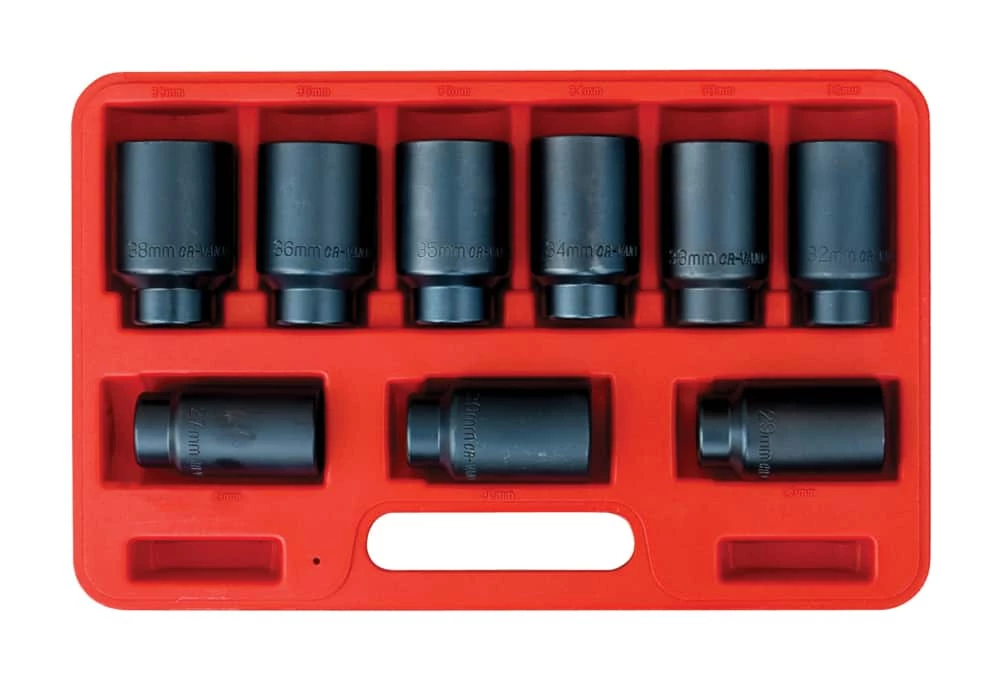 OEM Tools OEMTOOLS® Deluxe Axle Nut Socket Set, 9-pc