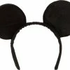 Disney Kids' Mickey Mouse Ears Headband, Black, One Size