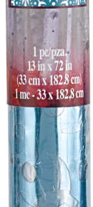 Disney Frozen 2 Birthday Party Foil Table Runner, Blue